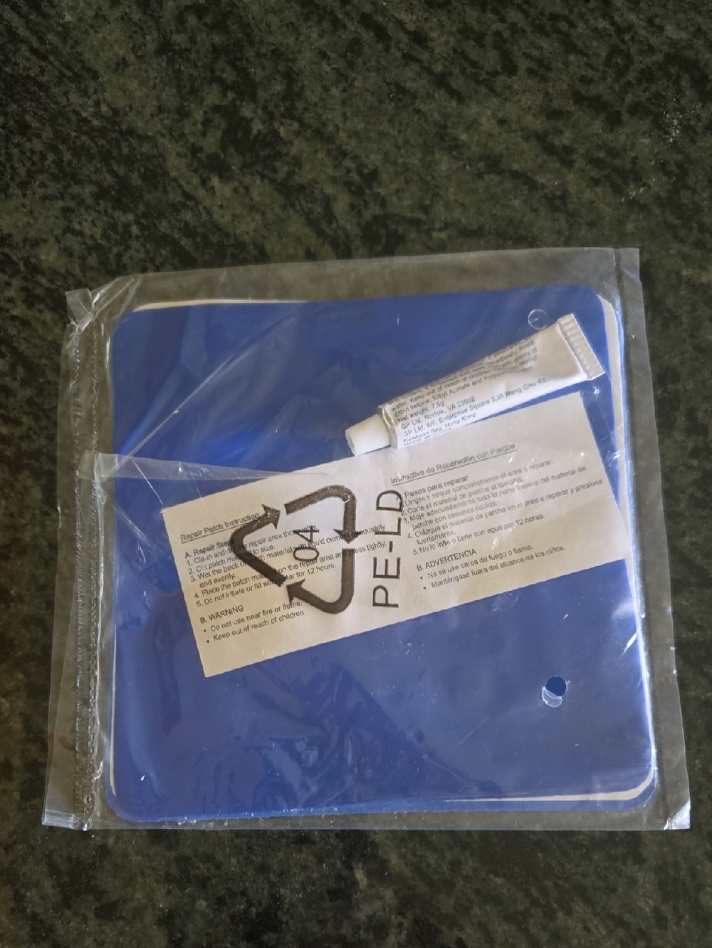 Pool Patch Kit with Adhesive Gel